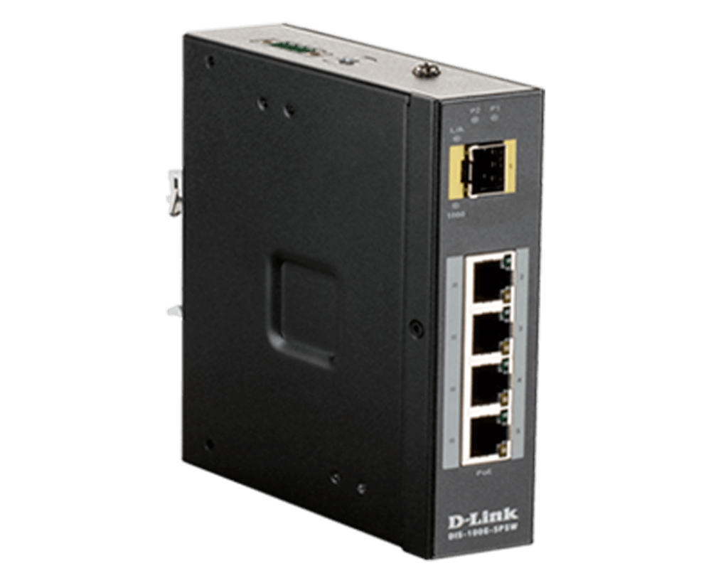 D-Link DIS-100G-5PSW, Unmanaged 5 Port Ethernet Switch With PoE