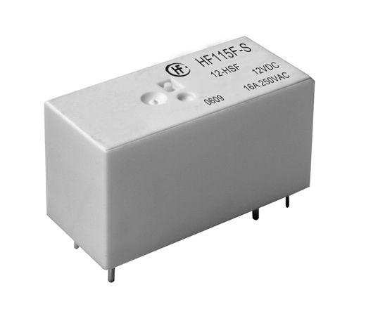 Hongfa Europe GMBH PCB Mount Power Relay, 12V dc Coil, 16A Switching Current, SPNO
