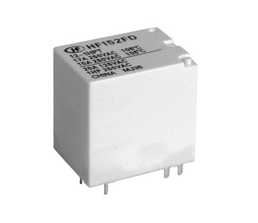 Hongfa Europe GMBH PCB Mount Power Relay, 24V dc Coil, 17A Switching Current, SPDT