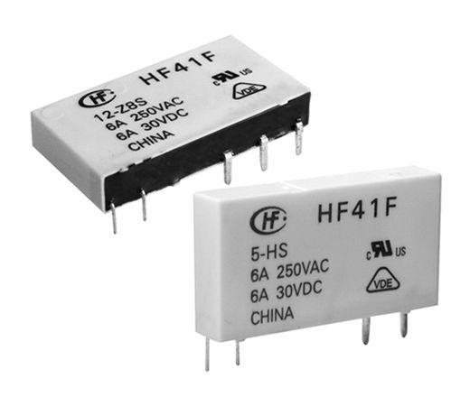 Hongfa Europe GMBH PCB Mount Power Relay, 24V dc Coil, 6A Switching Current, SPDT