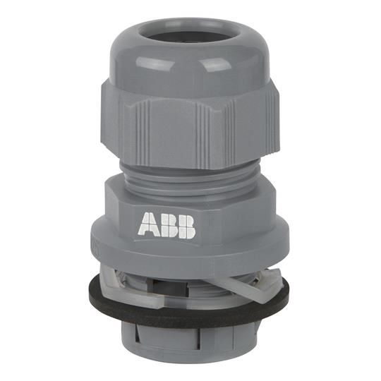 ABB NPG Series Black Nylon Cable Gland, M25 Thread, 11mm Min, 17mm Max