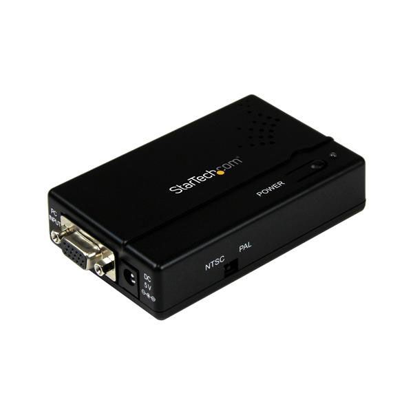 StarTech.com 2 port VGA to Composite, S-Video Adapter, 100mm - 640 x 480