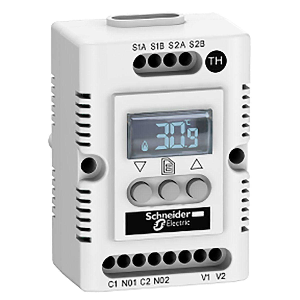 Schneider Electric ClimaSys CC Enclosure Thermostat, 200 → 240 V ac, -40 → +80 °C