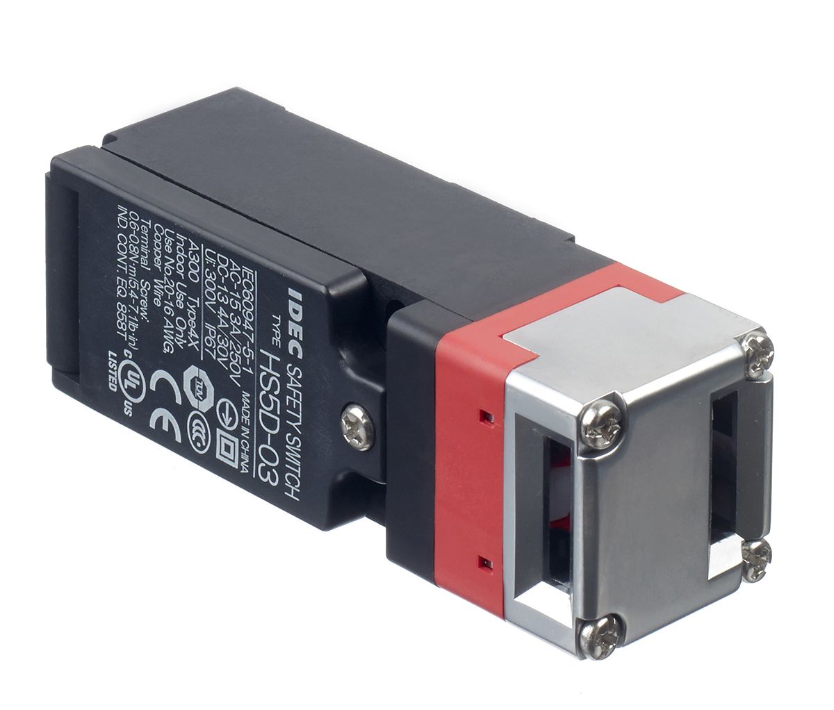 HS5D-03ZRNP | Idec HS5D Safety Interlock Switch, 3NC, Handle | RS