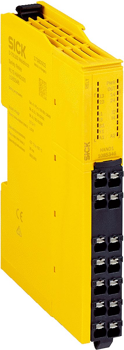 Sick RLY3 Series Dual-Channel Safety Switch Safety Relay, 30V dc, 2 Safety Contact(s)