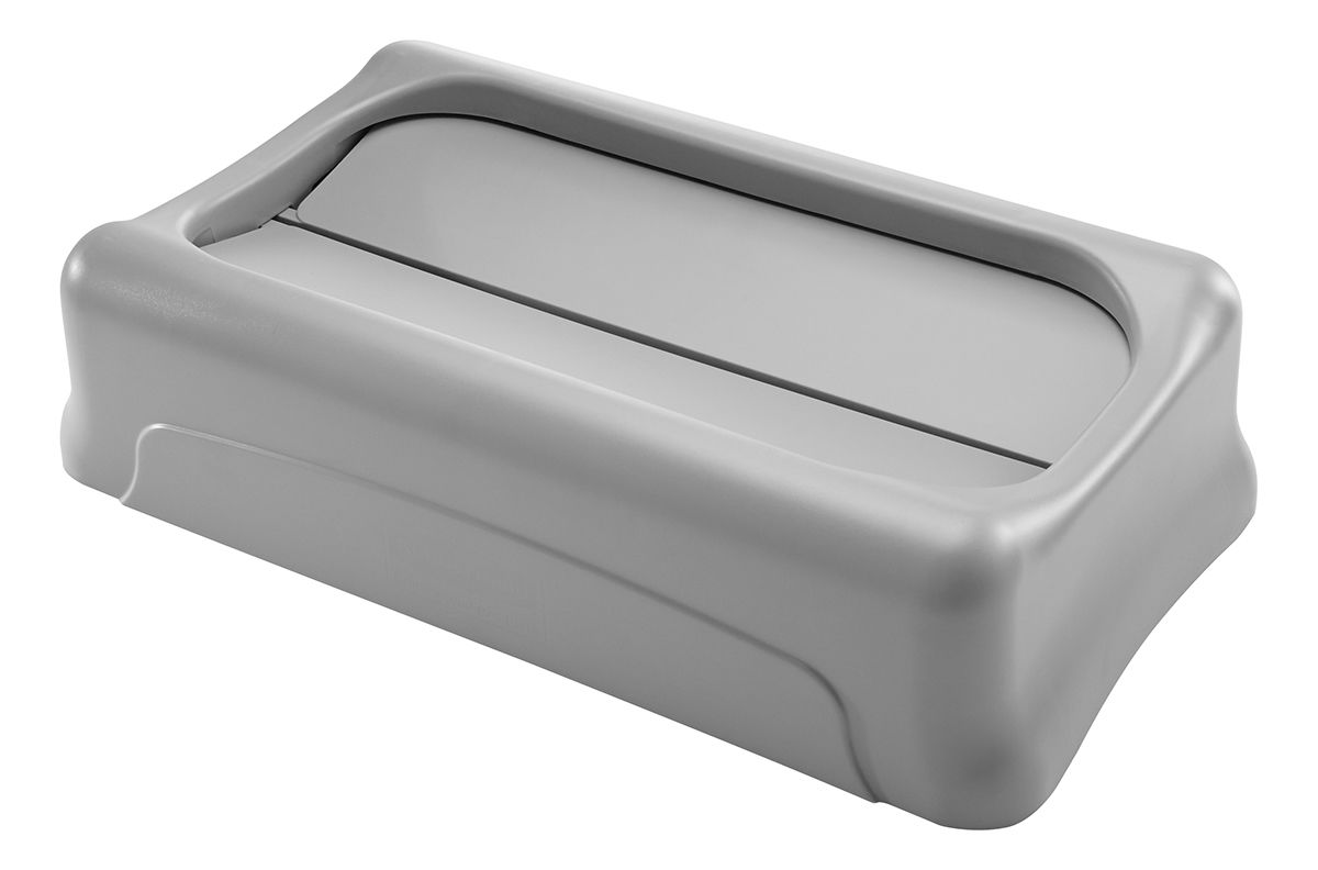 Rubbermaid Commercial Products 520mm Grey Plastic Bin Lid for FG3540 Rubbermaid Container, FG3541 Rubbermaid Container,