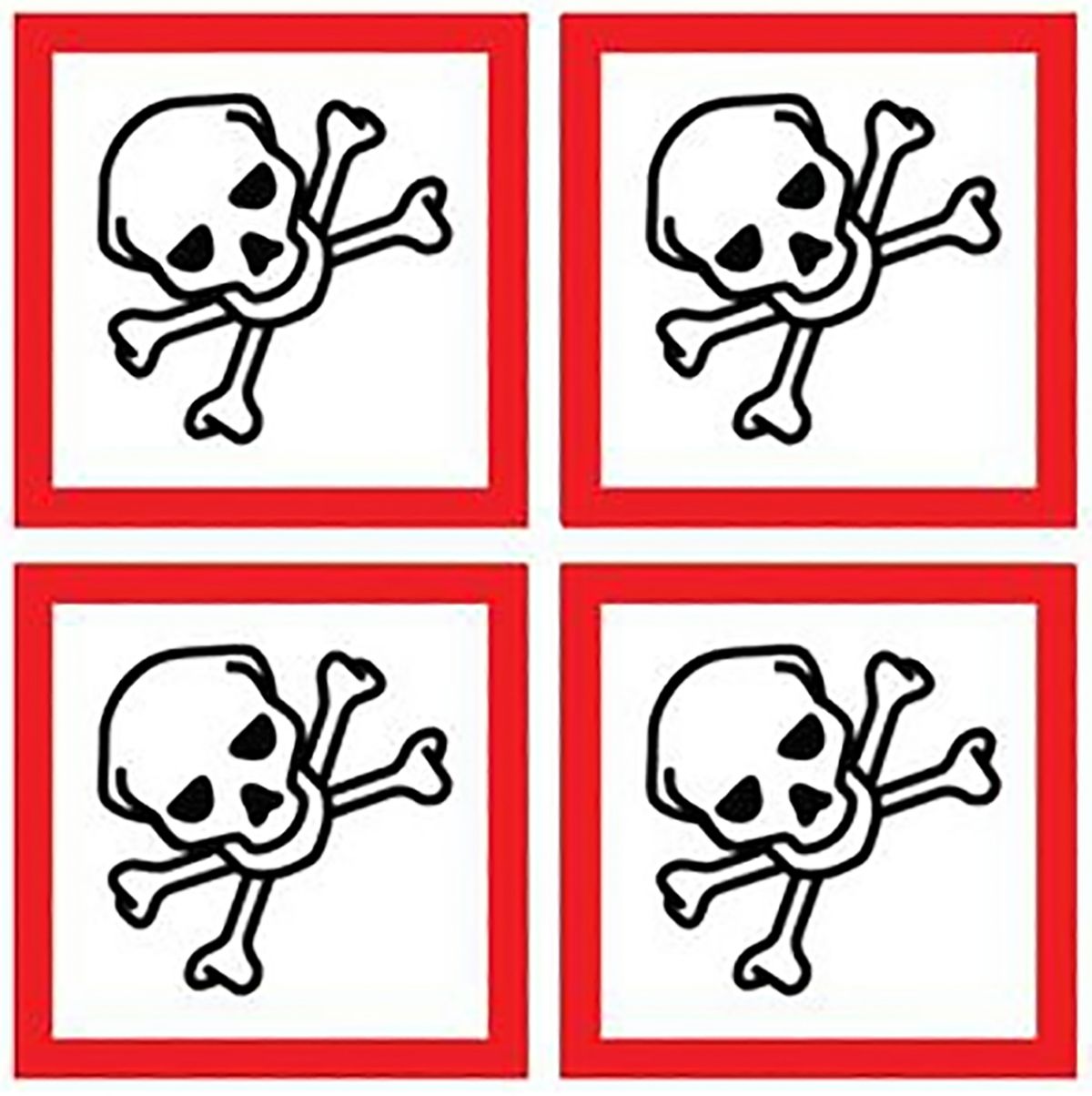 RS PRO General Hazard Hazard & Warning Label (English)