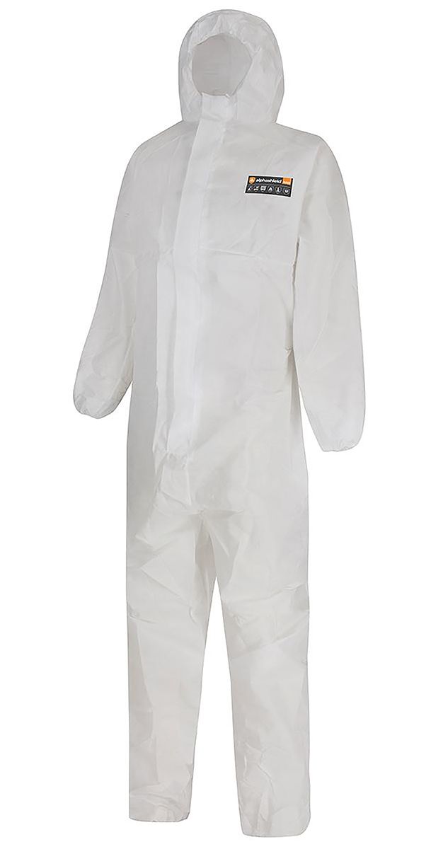 Alpha Solway White Coverall, XL