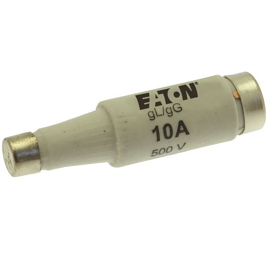 Fusible de botella Eaton, 10D16, 10A, DI, Rosca E16, gG 500V ac RS Fusible de botella Eaton, 10D16, 10A, DI, Rosca E16, gG 500V ac RS