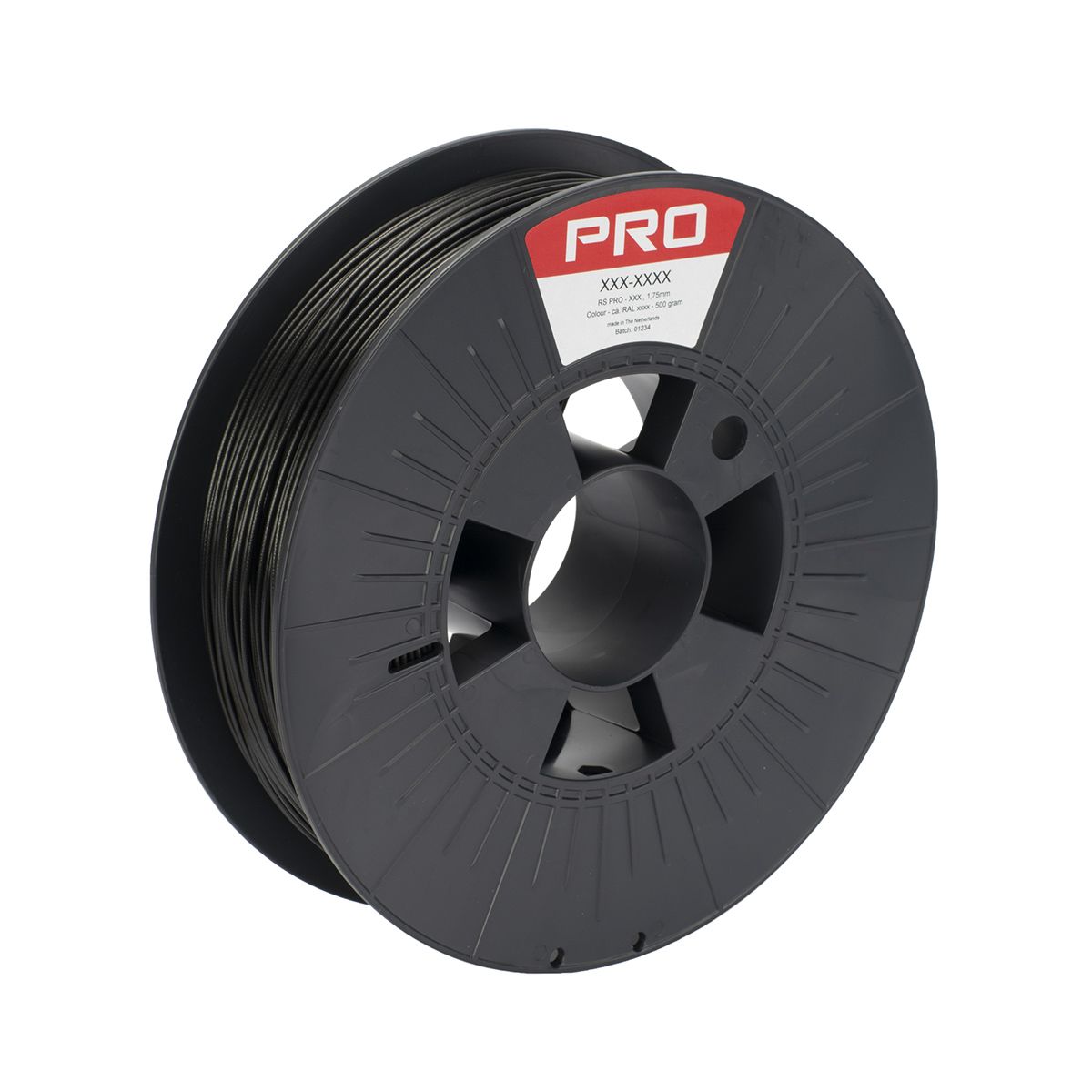 RS PRO 3Dプリンタ用フィラメント 黒 1.75mm PP | RS