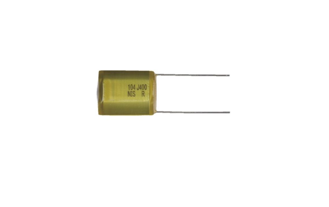 Condensador de poliéster PET NISSEI, 4.7nF, ±5%, 100V dc, Montaje en orificio pasante