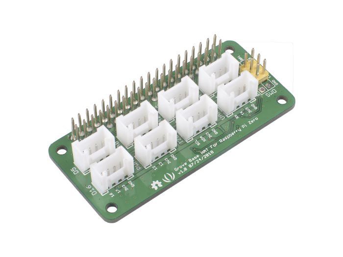 Seeed Studio Grove Base HAT with 8 Grove Module Connectors for Raspberry Pi Zero