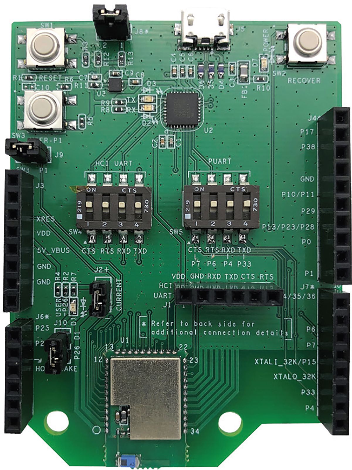 Infineon EZ-BT XR WICED Bluetooth Module Development Platform, Arduino Compatible Board