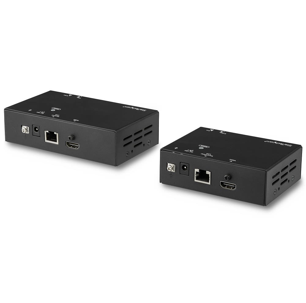 StarTech.com Extender Video-Extender HDMI CATx, HDMI, 4096 x 2160 Max., 1 Videoanschlüsse, 100m Erweiterungsdistanz,