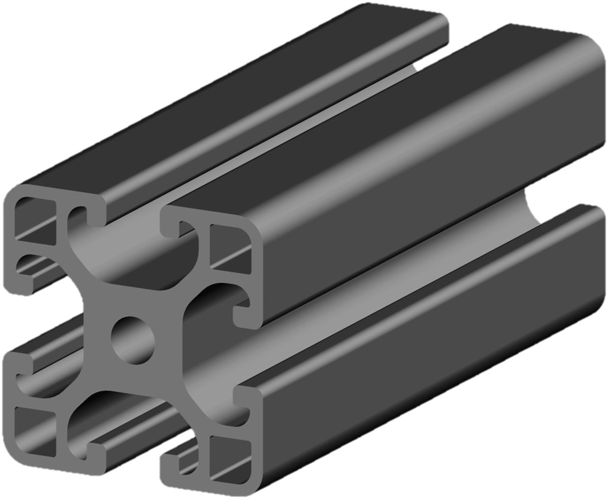 Perfil De Aluminio Negro Perfil De 40 X 40 Mm X 3000mm De Longitud Rs 1042