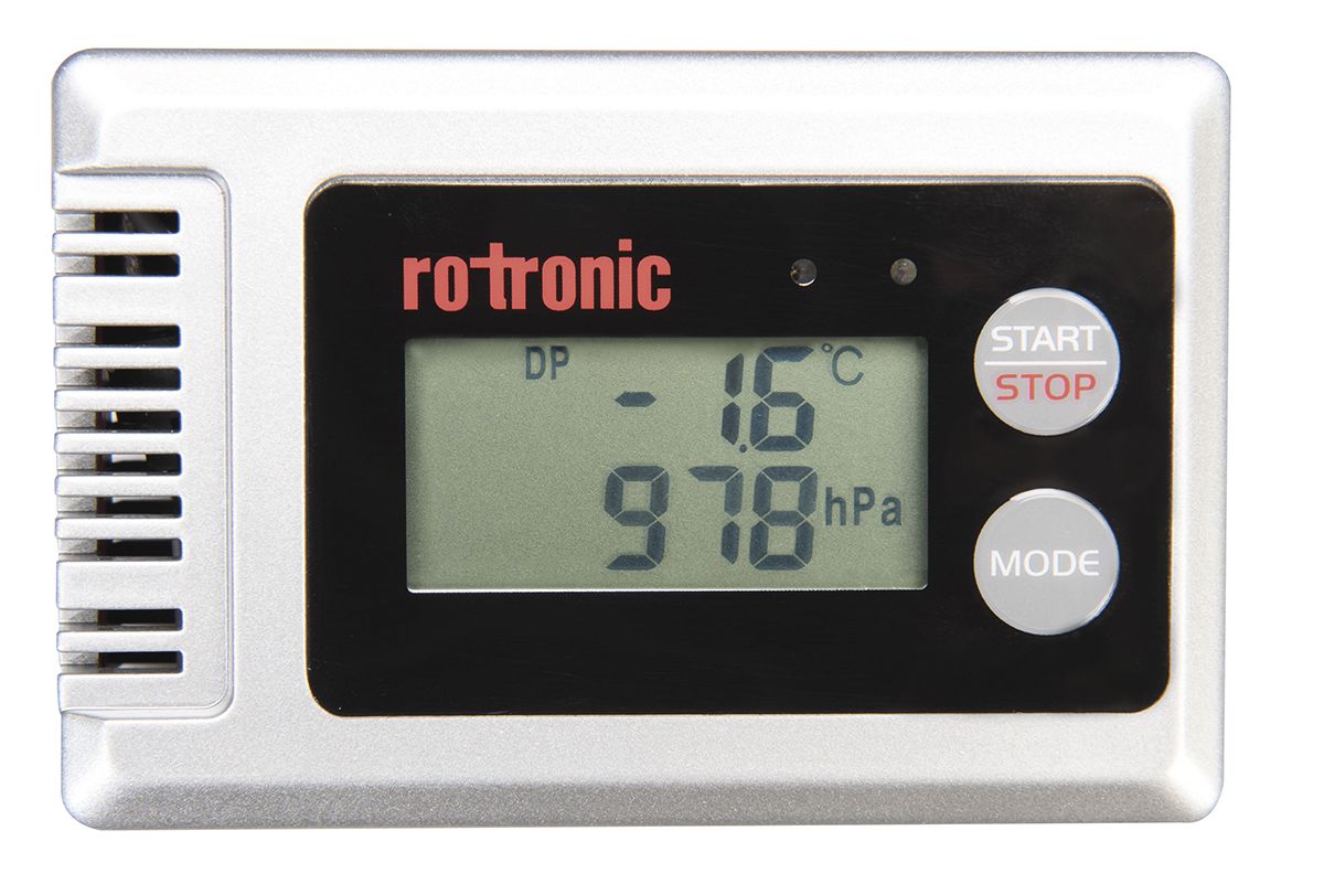 Rotronic BL-1D-SET Luftdruck, Feuchtigkeit und Taupunkt Datenlogger / 100%RH, Sensor NTC