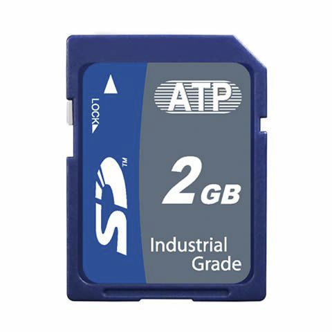 ATP 2 GB Industrial SD SD Card, Class 10, UHS-1 U1