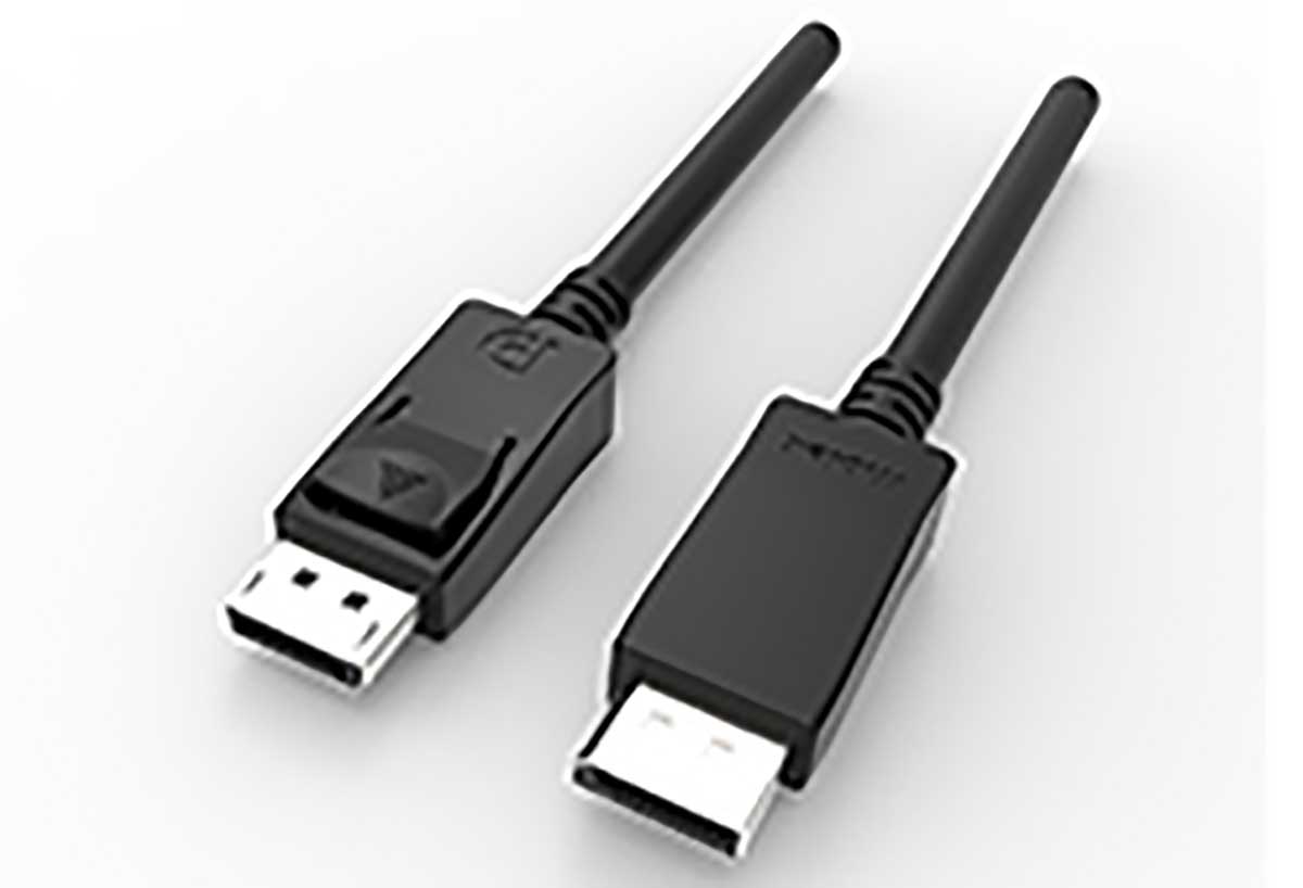 Molex Male DisplayPort to Male Mini DisplayPort Cable, 2m