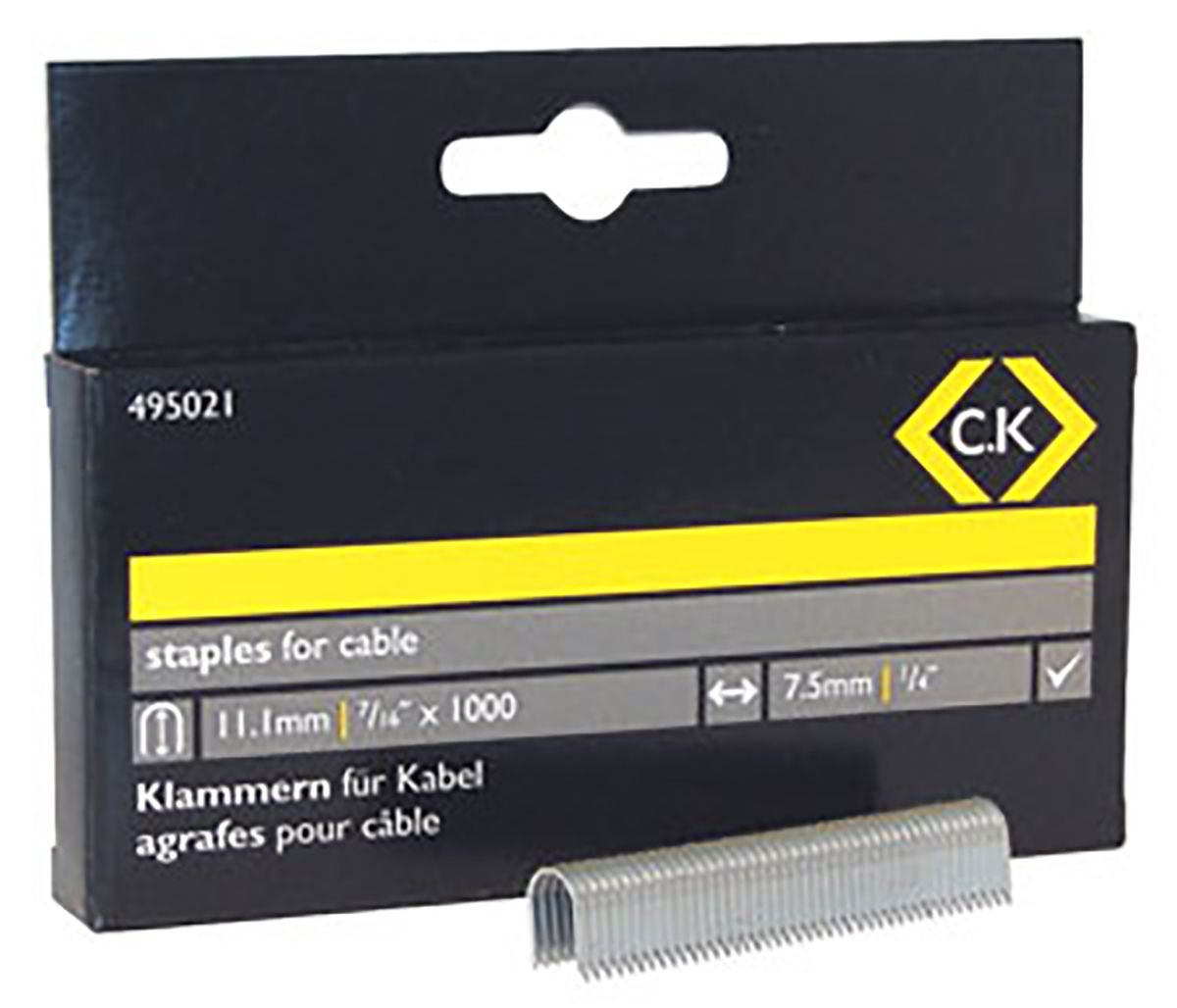 CK 7,5 x 10mm Staples