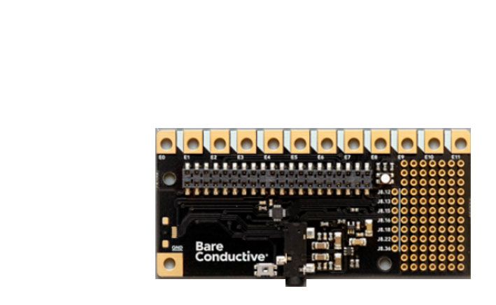 PANTALLA táctil capacitiva HAT para Raspberry Pi Zero de Bare Conductive