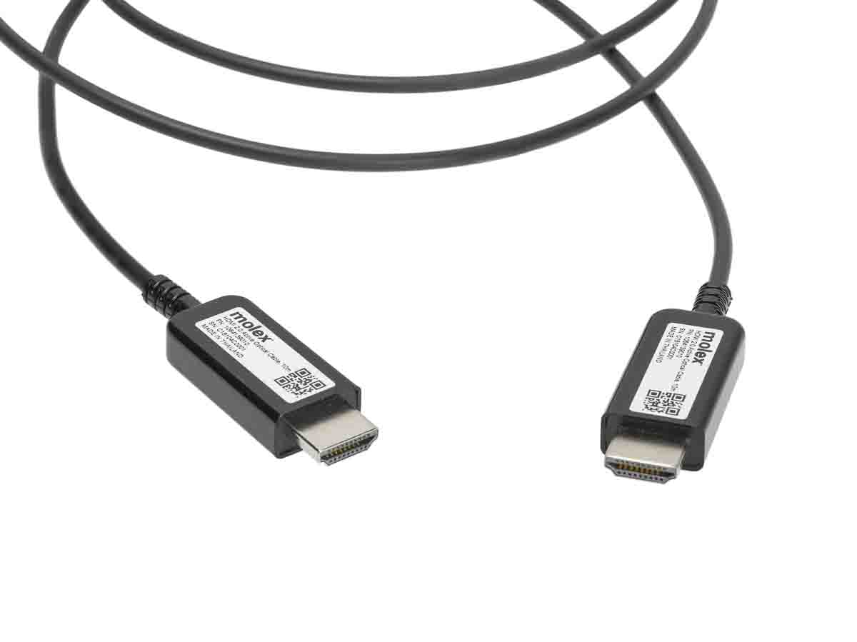 Molex 8K Male HDMI to Male HDMI Cable, 30m