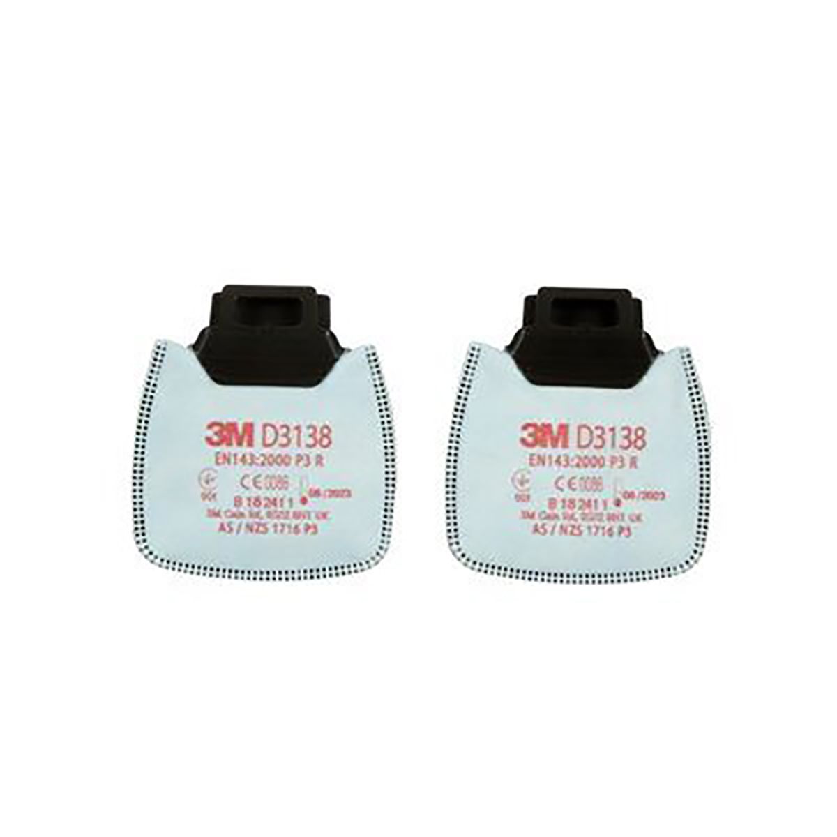 3M Particulates Filter for use with 3M D3000 Series Respirator D3138