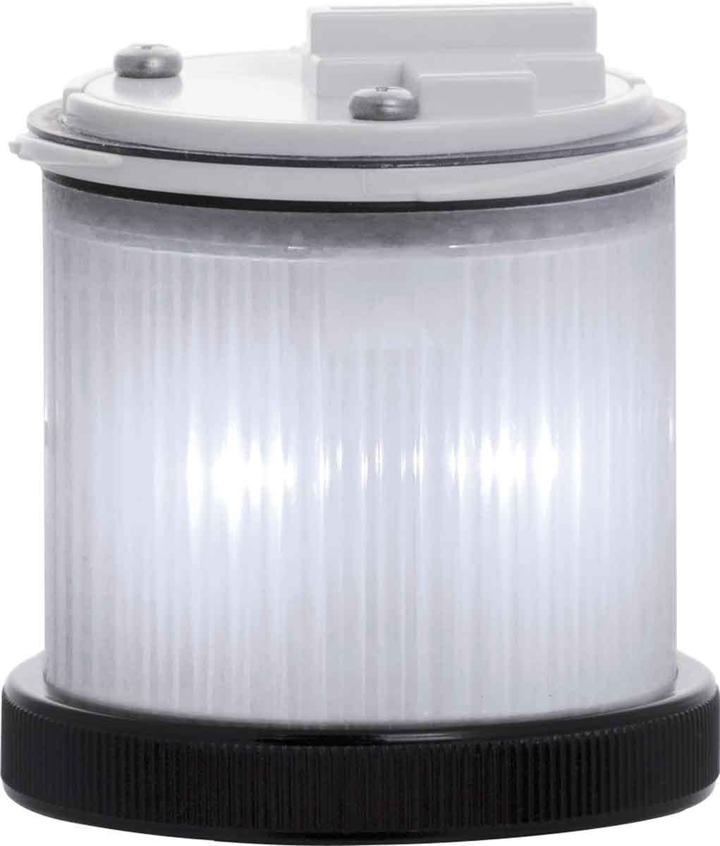 RS PRO Clear Multiple Effect Beacon Unit, 110 V ac, LED Bulb, AC, IP66