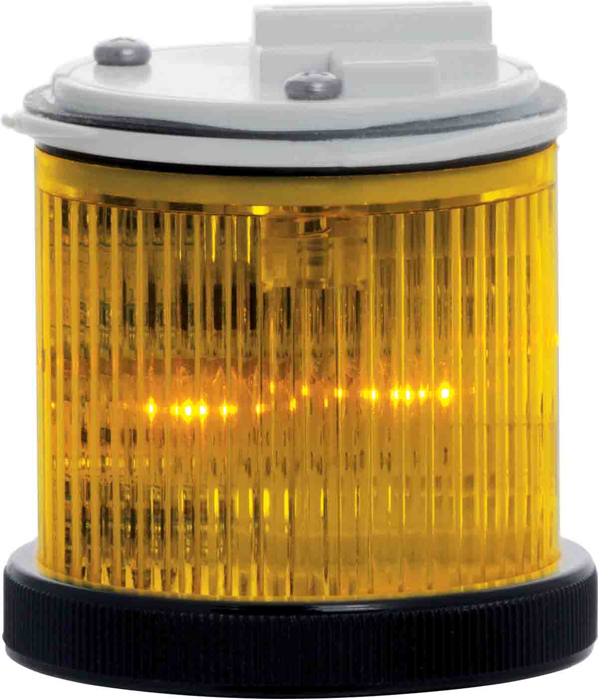 RS PRO Yellow Multiple Effect Beacon Unit, 240 V ac, LED Bulb, AC, IP66