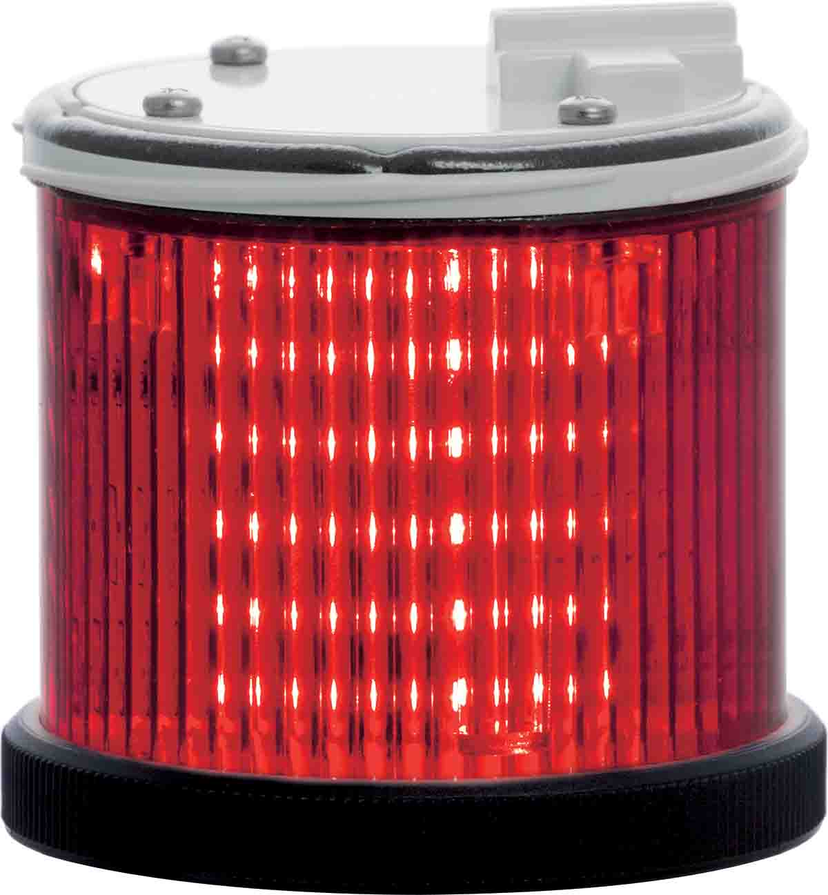 RS PRO Red Multiple Effect Beacon Unit, 110 V ac, LED Bulb, AC, IP66