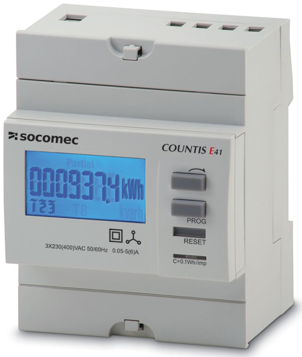 Socomec Countis E43 3 Phase Backlit LCD Energy Meter