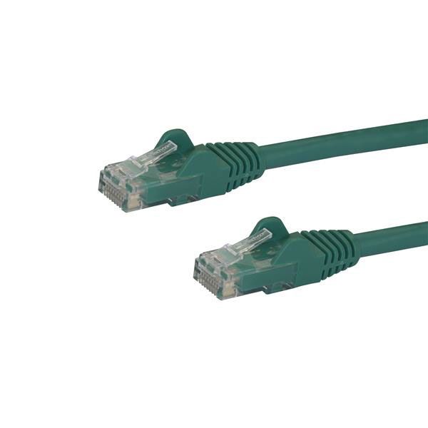 Cable Ethernet Cat6 U/UTP StarTech.com de color Verde, long. 10m, funda de PVC, Calificación CMG