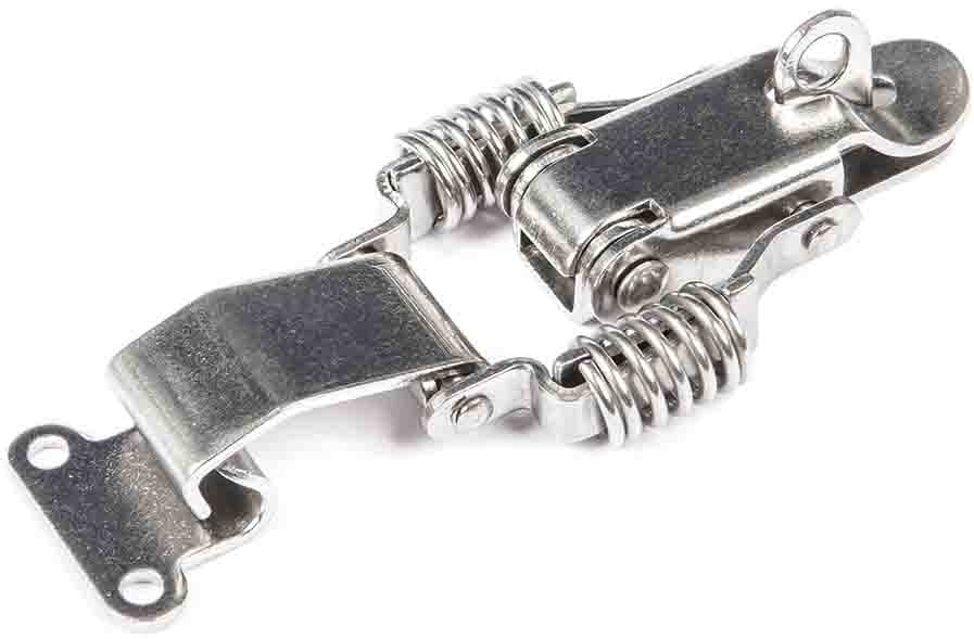 RS PRO Stainless Steel,Lockable,Spring Loaded Toggle Latch, 102 x 46 x 22mm RS