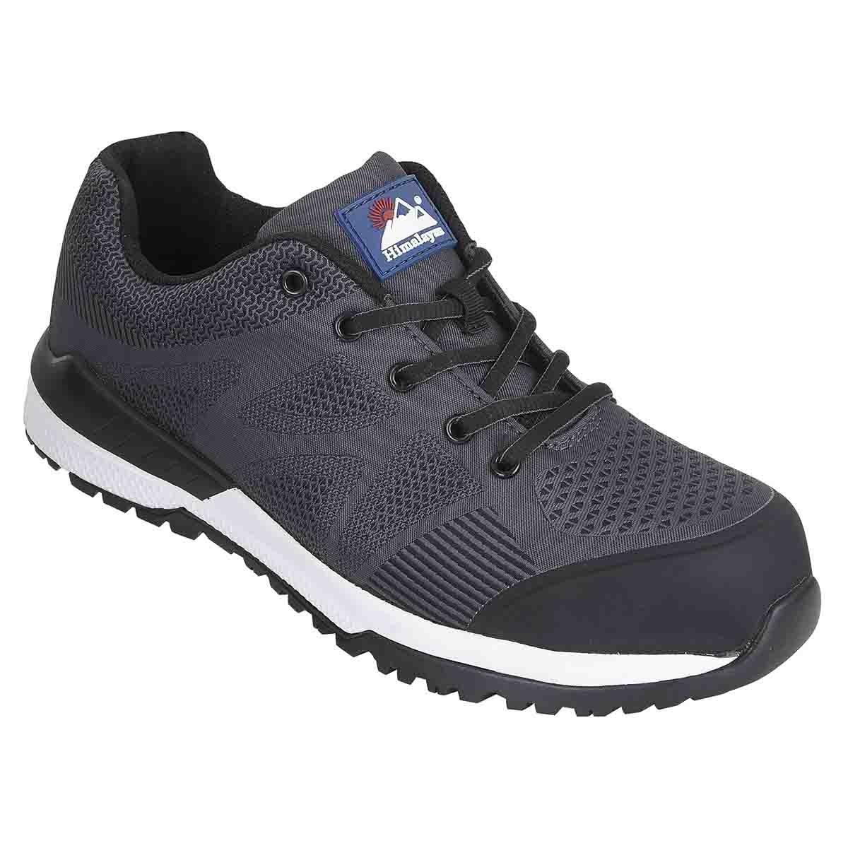 4314bk040 Himalayan 4314 Unisex Black Toe Capped Safety Trainers Uk 4 Eu 37 Rs