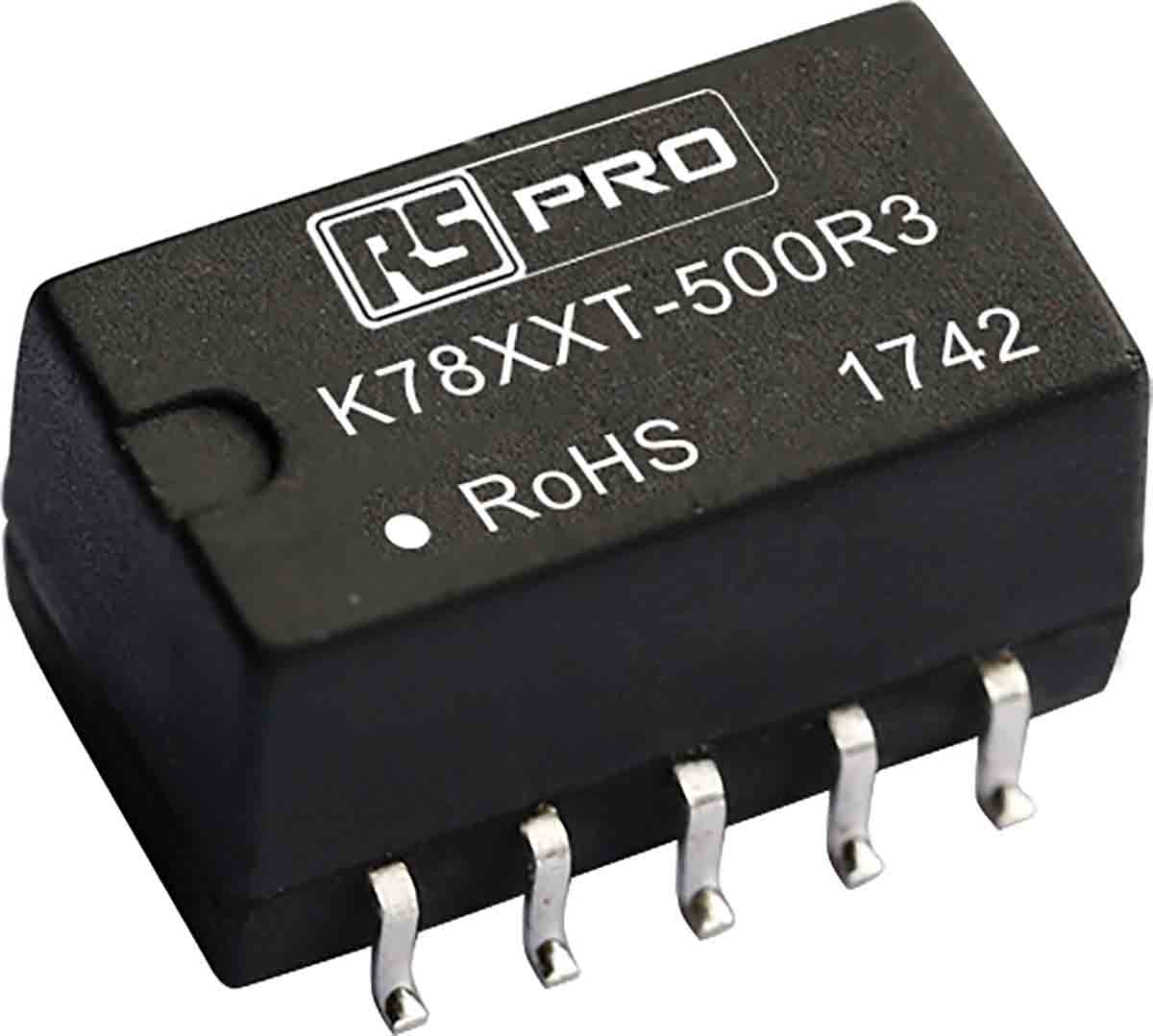 RS PRO Switching Regulator, Surface Mount, 3.3V dc Output Voltage, 4.75 → 36V dc Input Voltage, 500mA Output