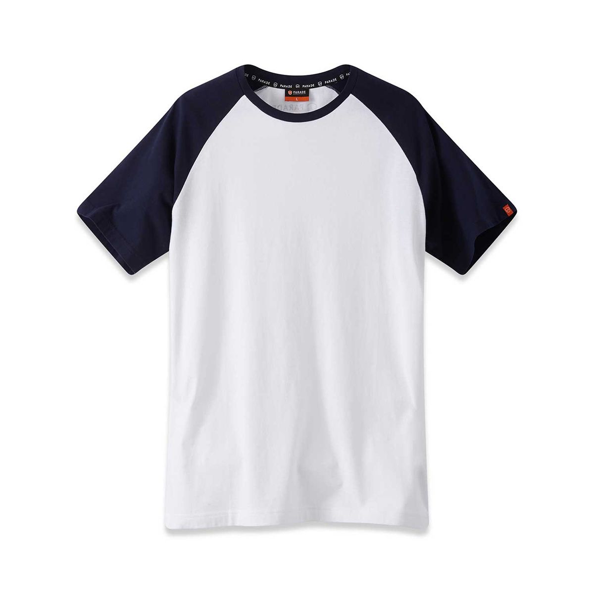 Parade White Cotton Short Sleeve T-Shirt, UK- S, EUR- S