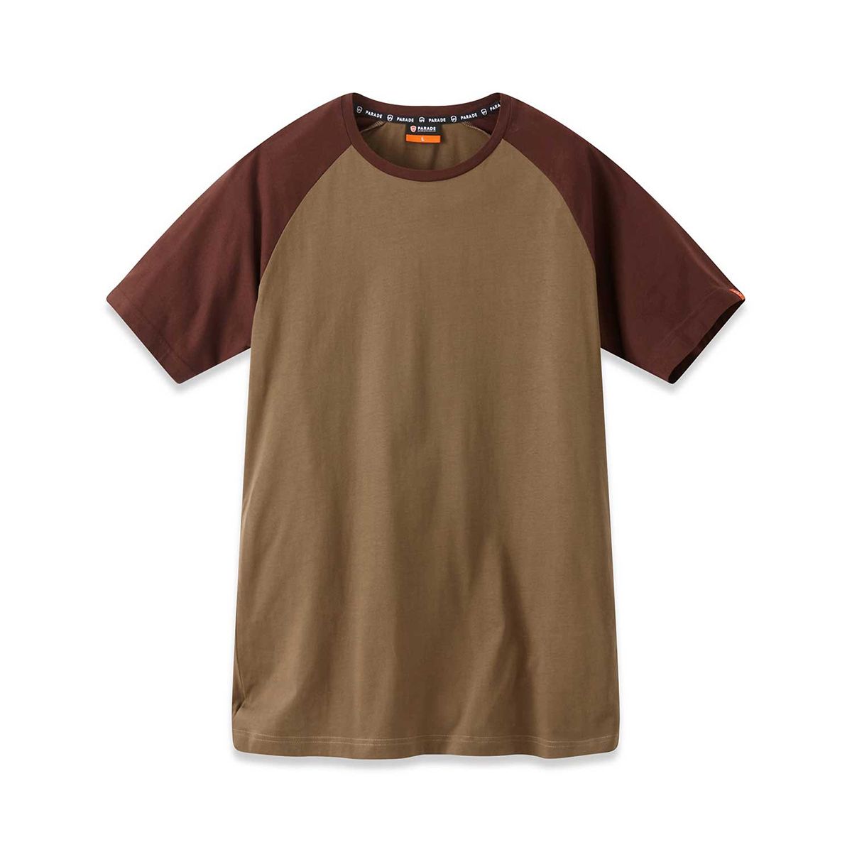 Parade Khaki Cotton Short Sleeve T-Shirt, UK- XXXL, EUR- XXXL