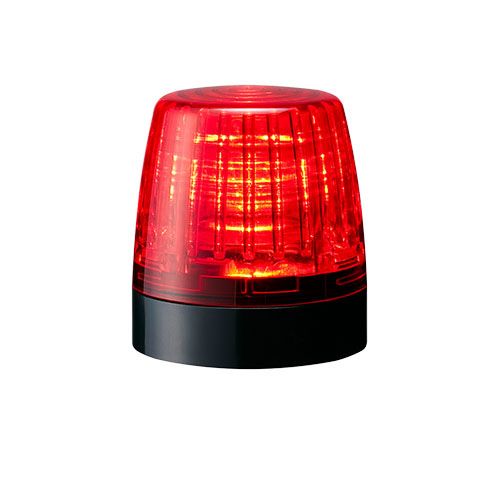 Patlite NE-A Series Red Steady Beacon, 24 V dc, Surface Mount, LED Bulb, IP65