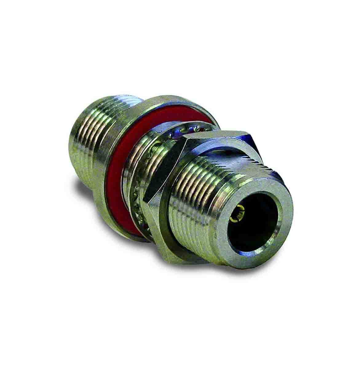 172124 Amphenol RF 50Ω Straight Bulkhead Mount, SMA Connector