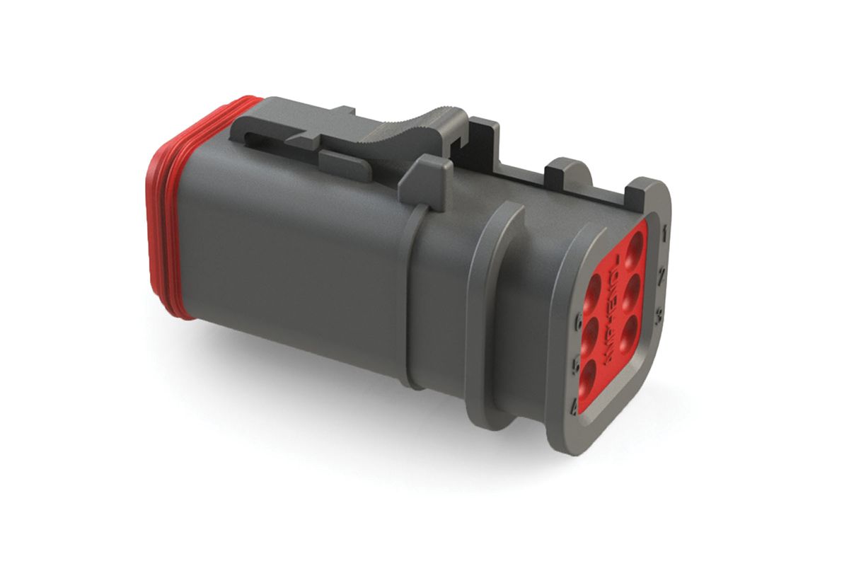 AT066SOMGRY Amphenol Industrial, AT Automotive Connector Socket 6