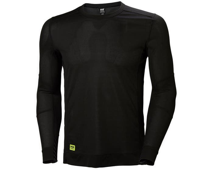 75105_990S Helly Hansen Black Polyester Base Layer, S RS