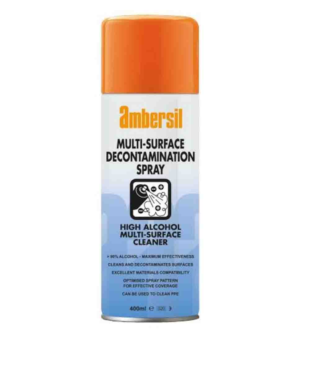 Ambersil 400 ml Aerosol Cleaner for Disinfecting, Sanitising