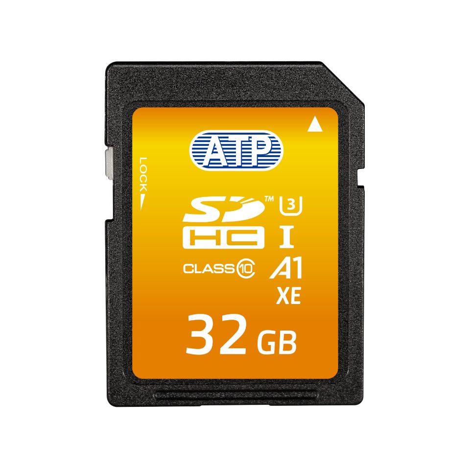 ATP 32 GB Industrial SDHC SD Card, Class 10, U3, UHS-I