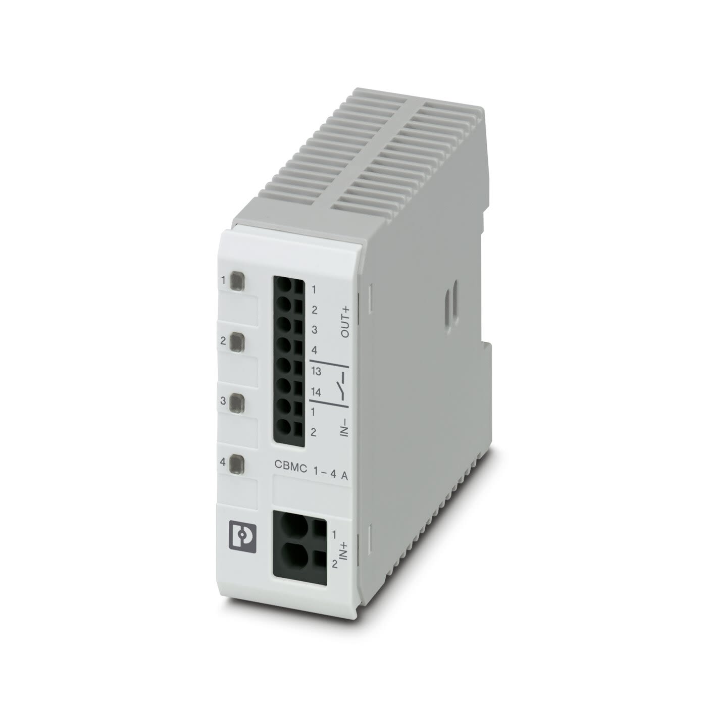 Phoenix Contact 2906032, 10A, DIN Rail Mount 24V CBMC, 1 channels Electronic Circuit breaker