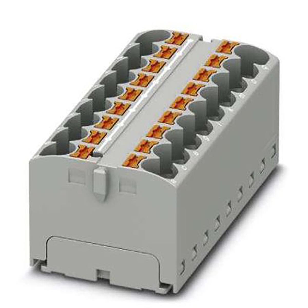 3273834 Phoenix Contact Distribution Block, 18 Way, 6mm², 32A, 450 V