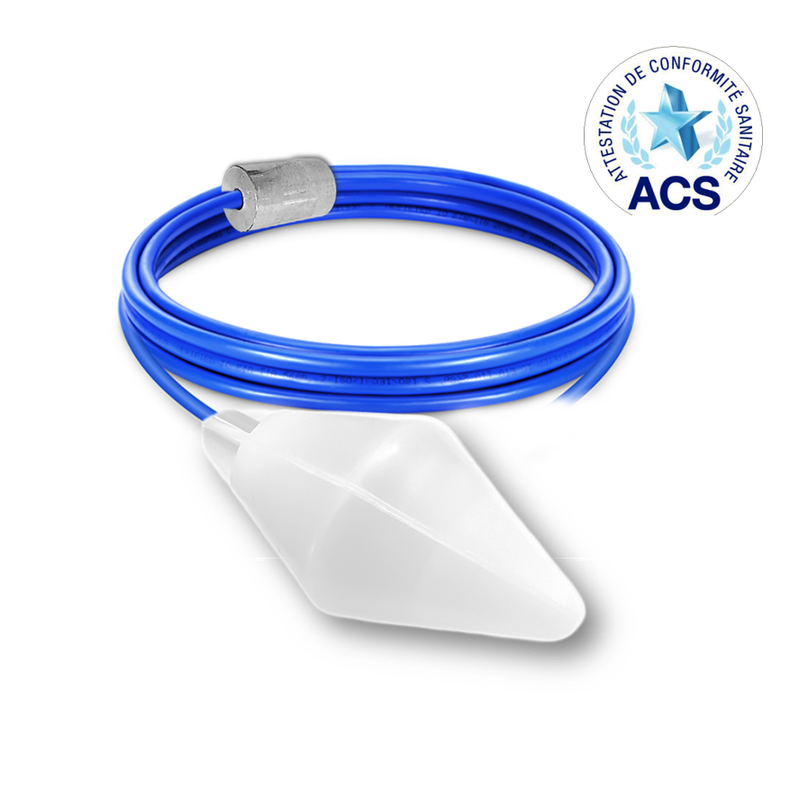Capteur de niveau ATMI certifié ACS, câb