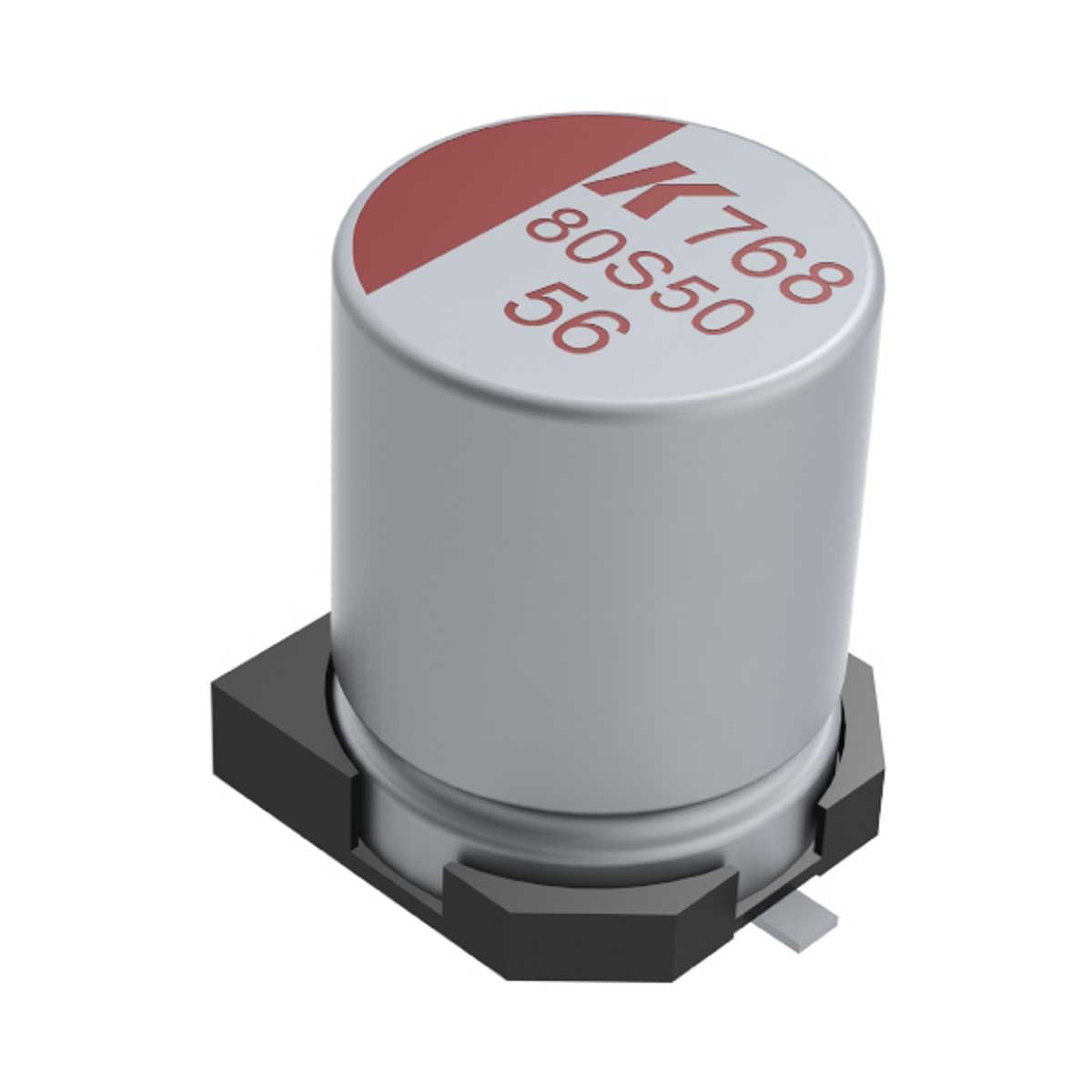 A768ke826m1glae038 Kemet 82μf Surface Mount Polymer Capacitor 40v Dc