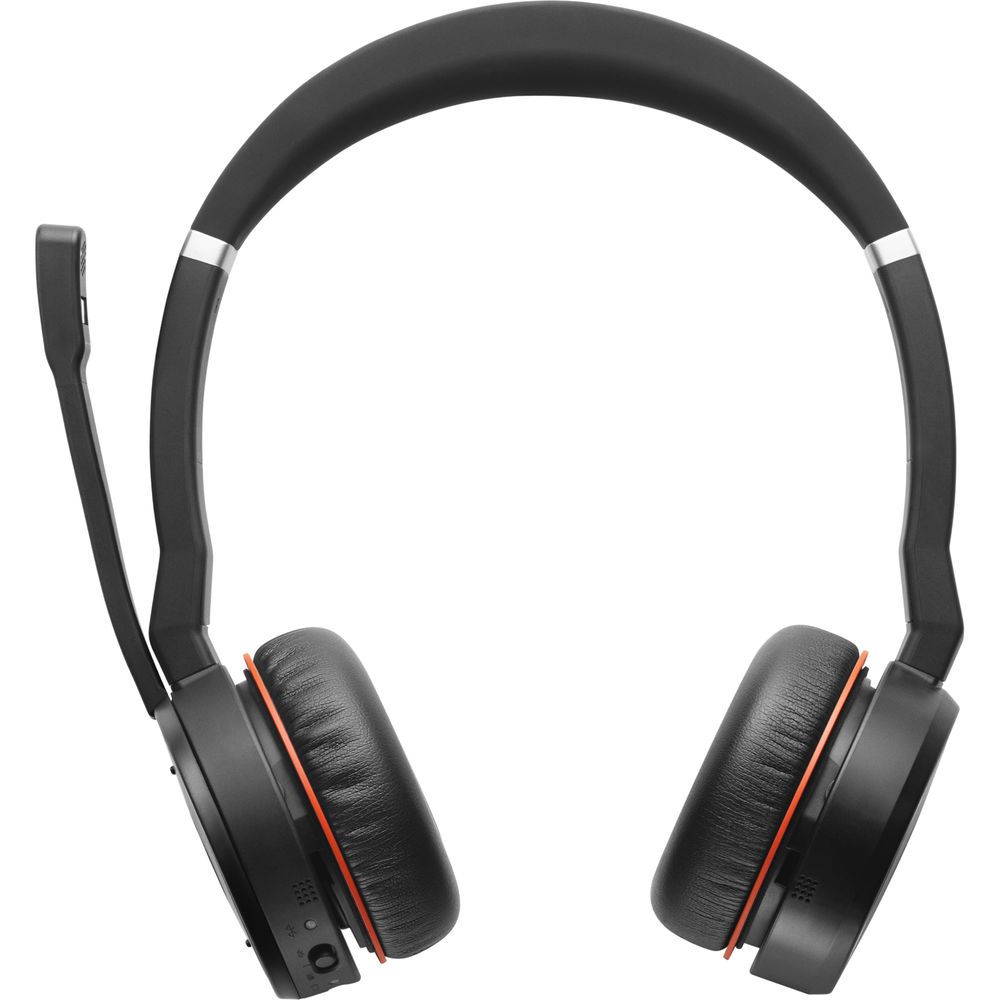 Jabra Evolve 75 Black Wireless Bluetooth On Ear Headset