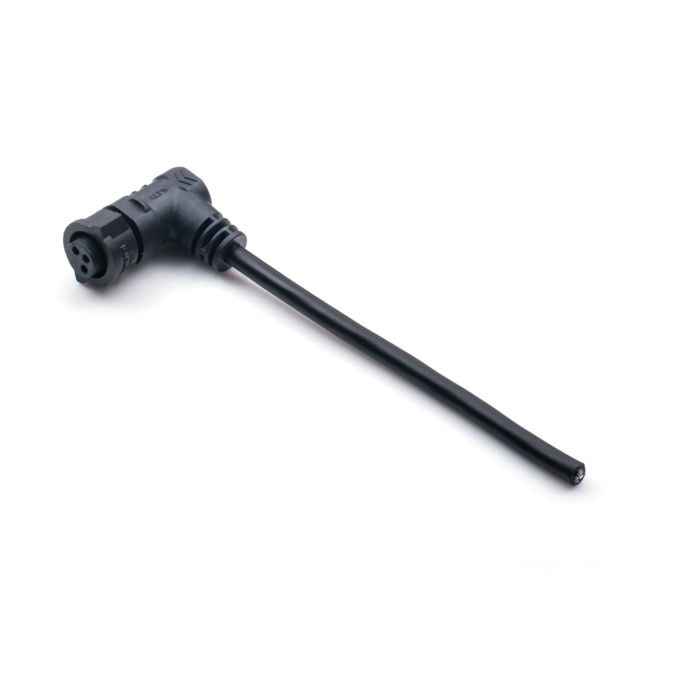 Amphenol X-Lok Right Angle Female X Lock B size to Unterminated Sensor Actuator Cable, 6 Core, PVC, 1m