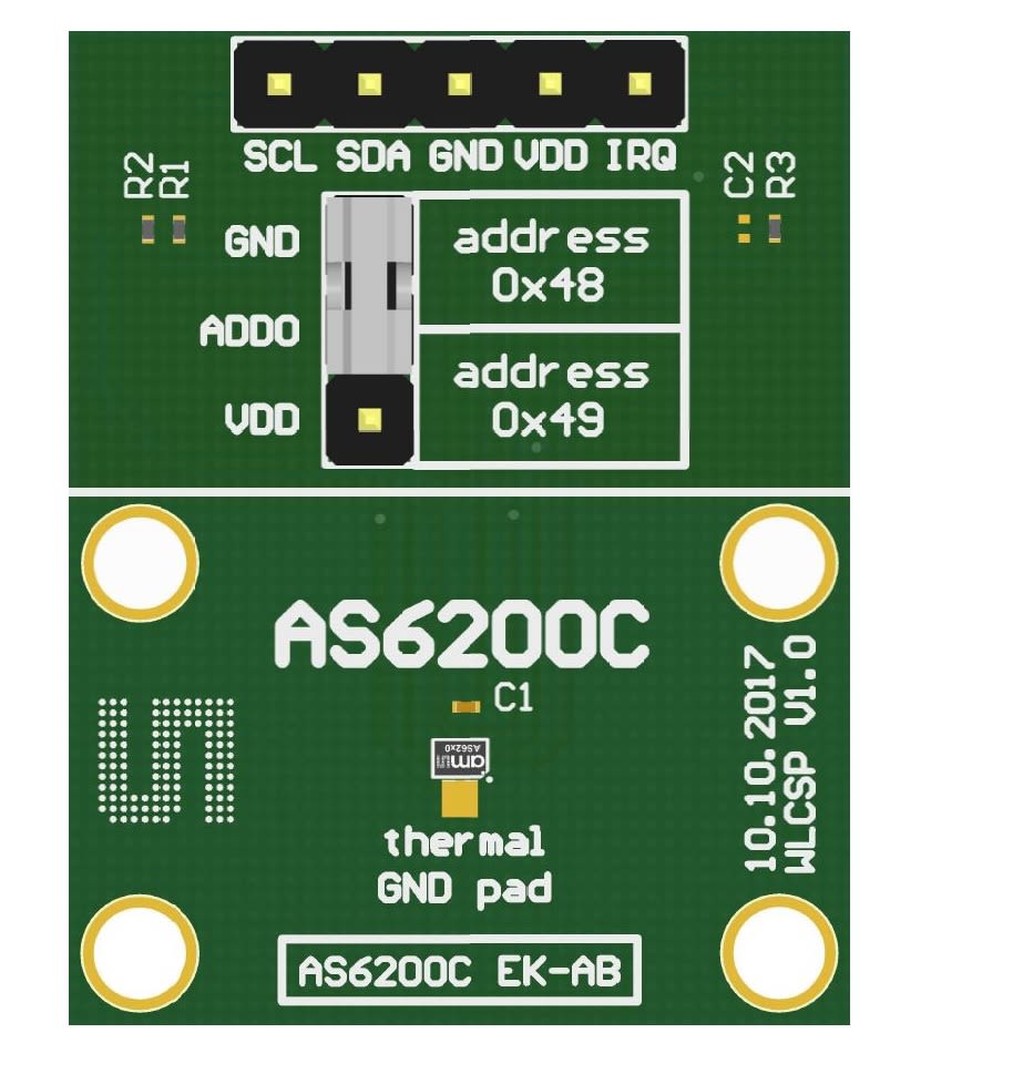Kit di valutazione AS6200C ams OSRAM
