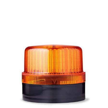 AUER Signal BLG Series Amber Flashing Beacon, 230 V, Base Mount, Panel Mount, LED Bulb